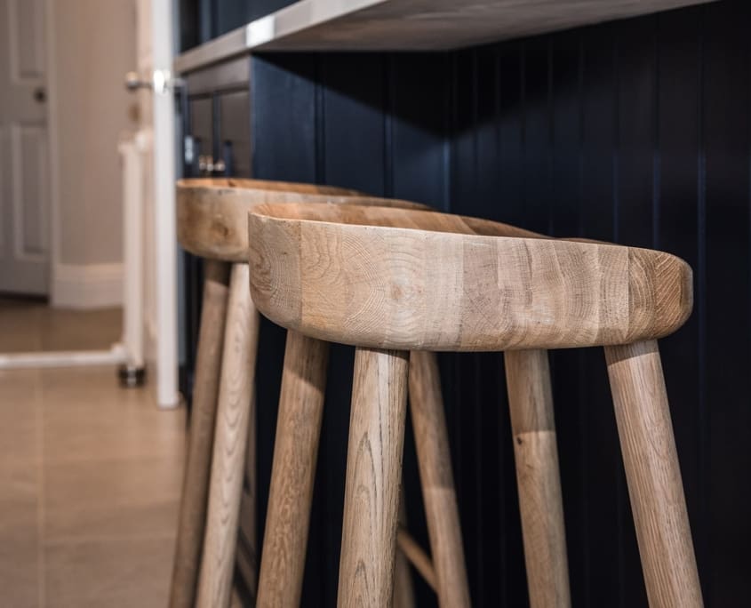 Solid wood bar stools