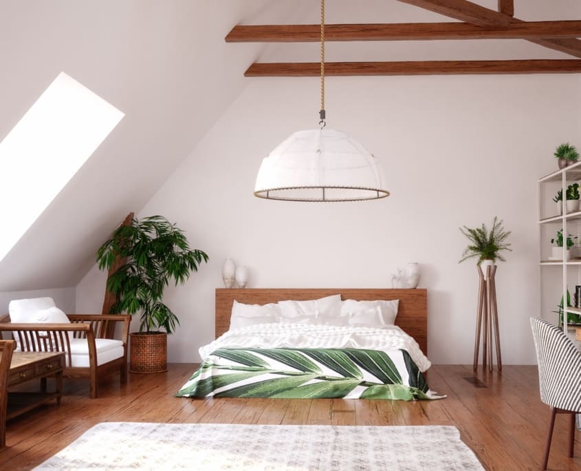 bedroom attic