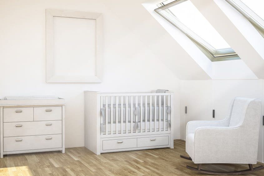 Attic baby room