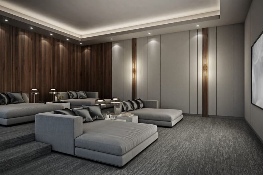 cinema room basement conversion