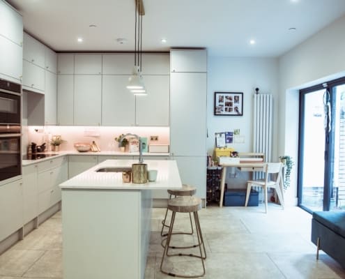 Kitchen development at Hearn Place, Streatham